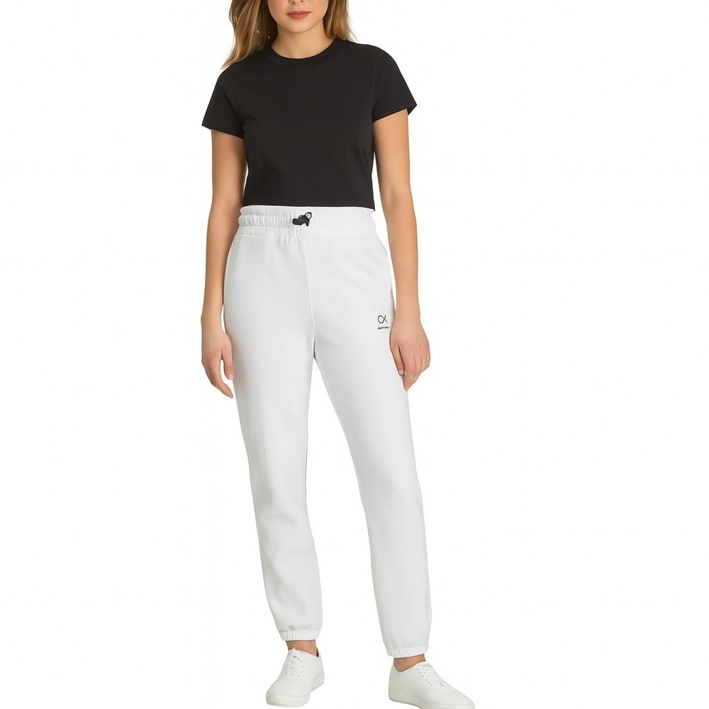 Calvin Klein Performance Women's Slim Joggers White Size XS